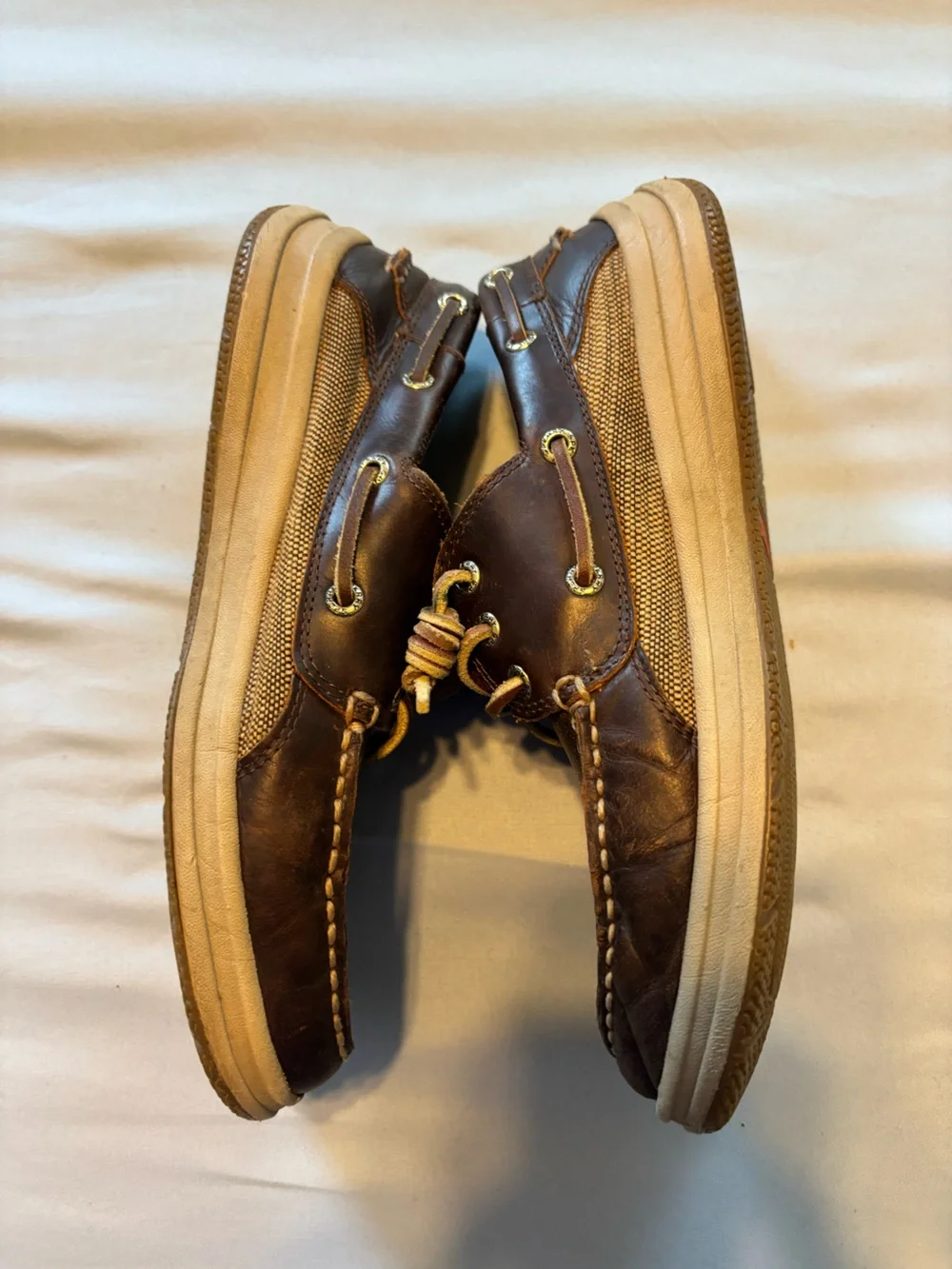 Sperry Brown Leather 2-Eye Boat Shoes